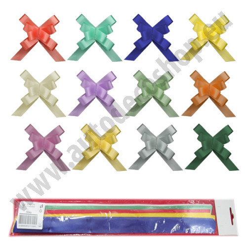 Stahovací mašle STANDARD  MIX (v balení různé barvy , 50 ks/bal)