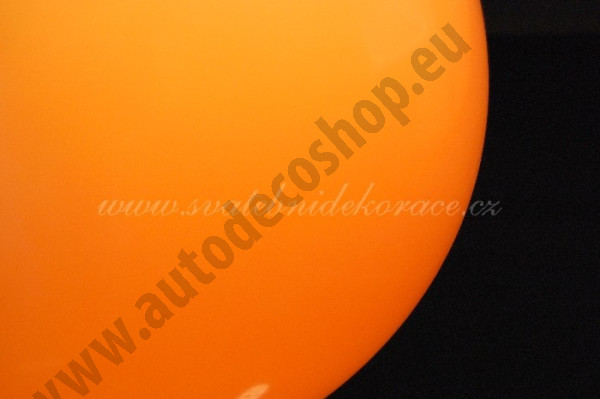 Balonek pastelový - Ø 30 cm - oranžová  (1 ks)