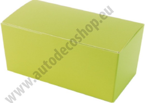 Luxusní krabičky na 125 g čokolády - světlá zelená (25 ks/bal)