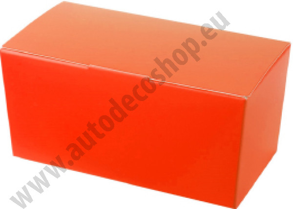 Luxusní krabičky na 125 g čokolády - oranžová (25 ks/bal)