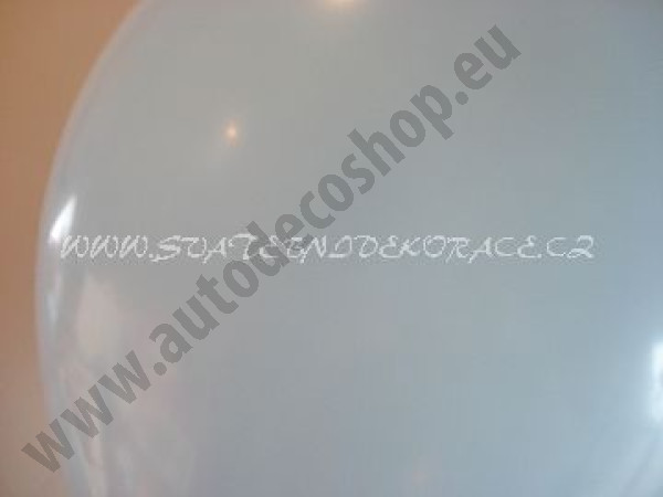 Balonek pastelový - Ø 30 cm - sv.modrá  (1 ks)