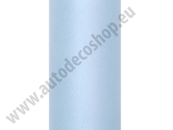 Svatební tyl, šíře 50 cm - světle modrá ( 9 m / rol )