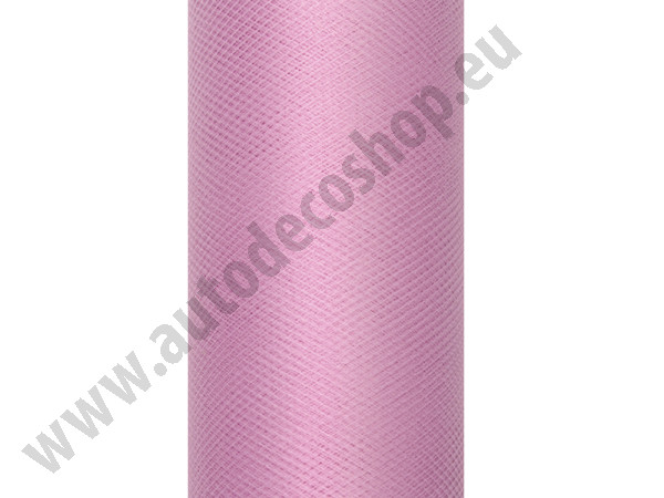 Svatební tyl, šíře 50 cm - pudrově růžová ( 9 m / rol )                     