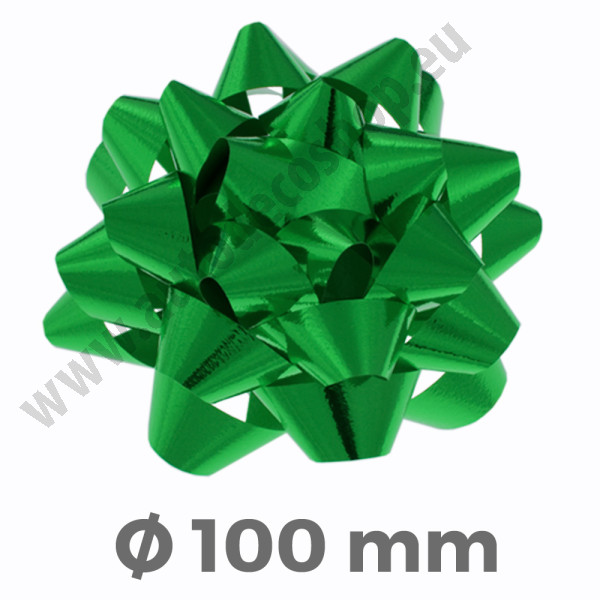 Nalepovací rozety Star 15/ 26 METAL - tmavě zelená Ø100 mm (12 ks/bal)