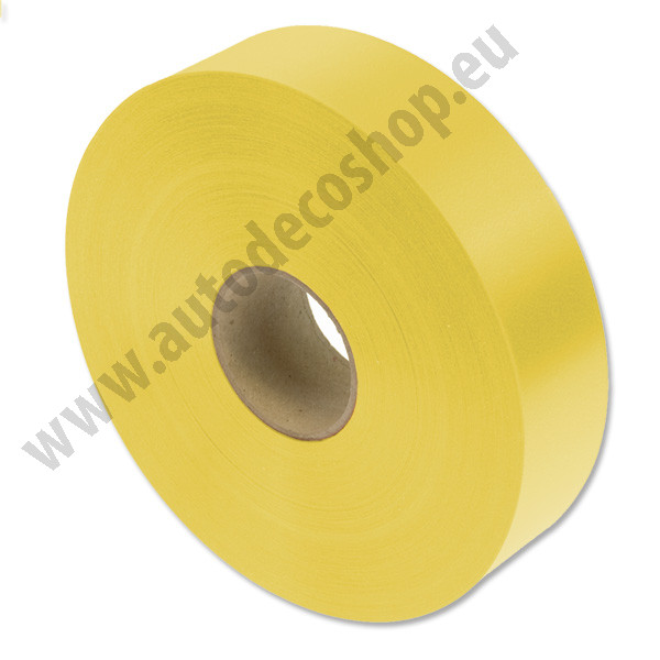 Vázací stuha - 30 mm / 100 m STANDARD - žlutá (1 ks)