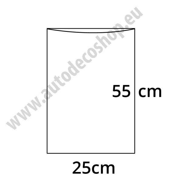 PP sáček plochý bez RZ - 250 x 550 mm - 30 my (100 ks/bal)
