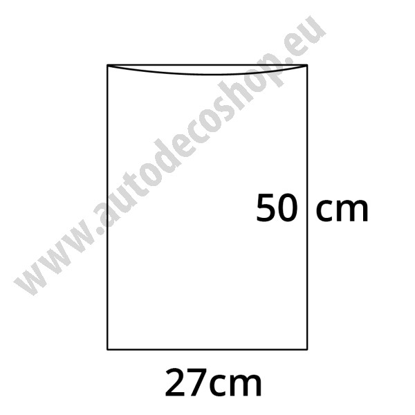 PP sáček plochý bez RZ - 270 x 500 mm - 30 my (100 ks/bal)