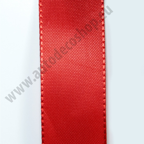 Taftová stuha - červená (15 mm, 50 m/rol)