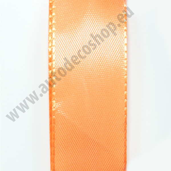 Taftová stuha - světlá oranžová (25 mm, 50 m/rol)