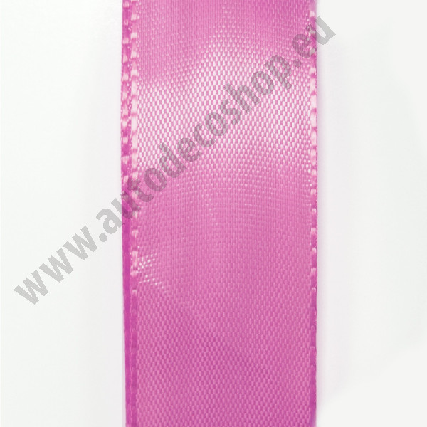Taftová stuha - tmavá růžová (25 mm, 50 m/rol)