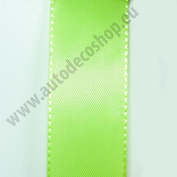 Taftová stuha - světlá zelená (25 mm, 50 m/rol)