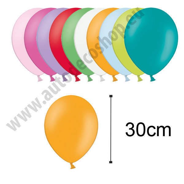 Balonek pastelový -  Ø30cm - mix barev (100 ks/bal)