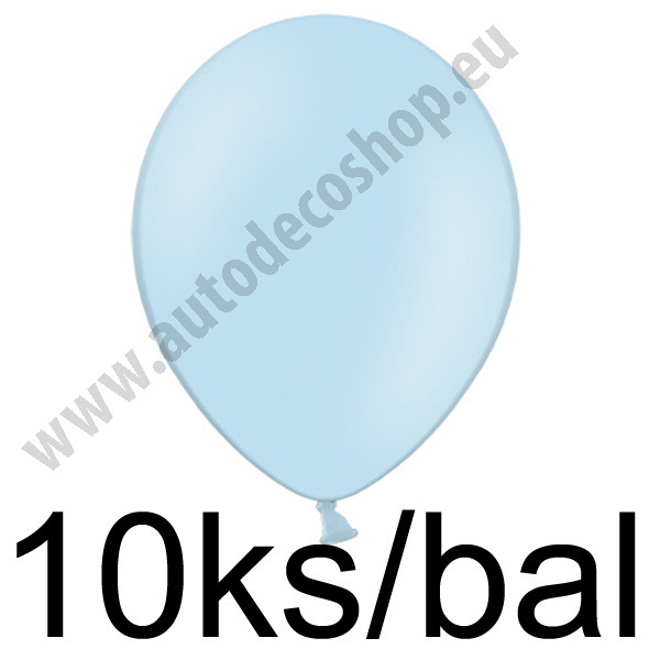Balonek pastelový -  Ø30cm - světle modrá (10 ks/bal)