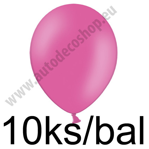 Balonek pastelový - Ø30 cm - malinová ( 10 ks / bal )