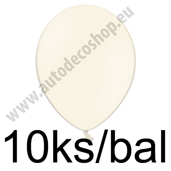 Balonek pastelový -  Ø30cm - krémová (10 ks/bal)