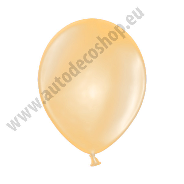 Balonek METALIK -  Ø25 cm - lososová (100 ks/bal)