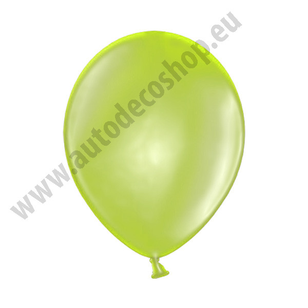 Balonek METALIK -  Ø25 cm - světle zelená (100 ks/bal)