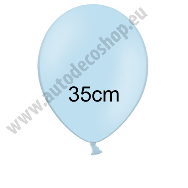 Balonek pastelový - Ø35 cm - světle modrá (100 ks/bal)