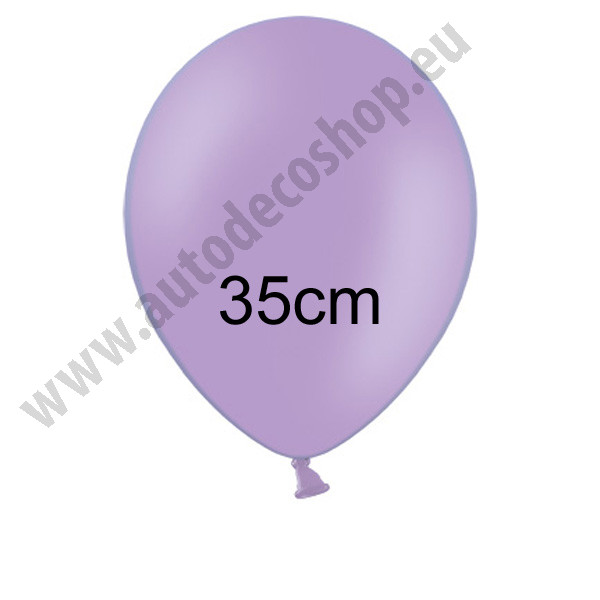 Balonek pastelový - Ø35 cm - lila (100 ks/bal)