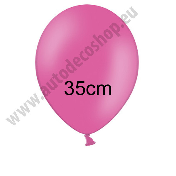 Balonek pastelový - Ø35 cm - malinová (100 ks/bal)
