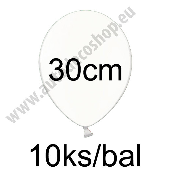 Balonek KRYSTAL - Ø30cm - transparentní (10 ks/bal)