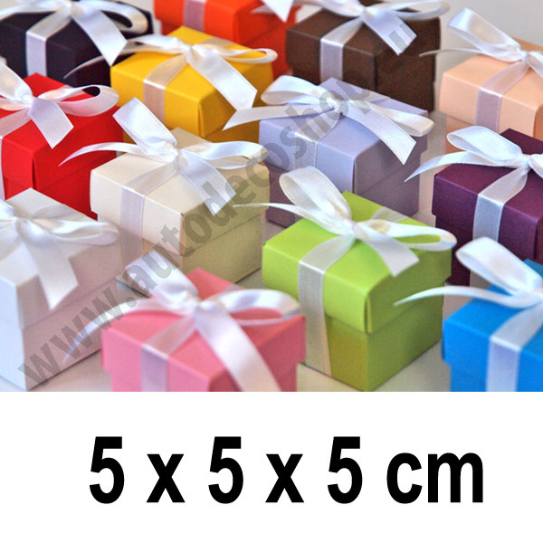 Dárkové krabičky CUBE - 5x5x5 cm (10 ks/bal)