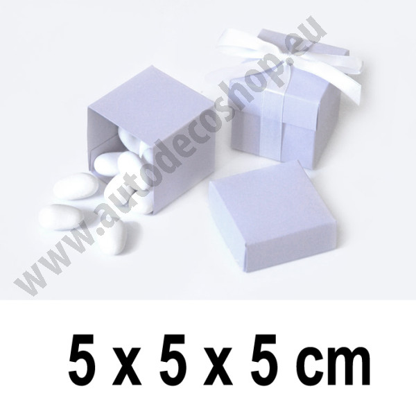 Dárková krabička CUBE 5 x 5 x 5 cm - lila (10 ks/bal)