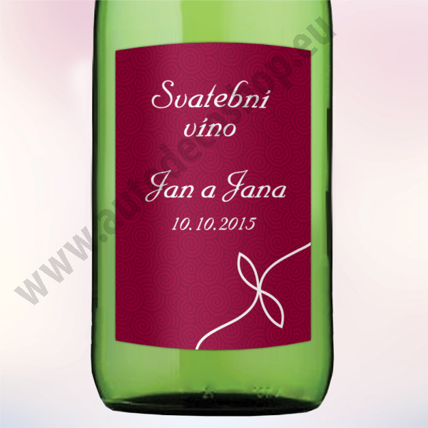 Etiketa na víno BABY 5,5 x 8 cm  (9 ks/bal)
