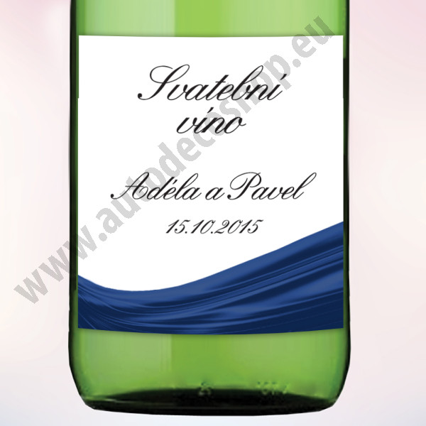 Etiketa na víno DRAPERIE 9 x 10 cm  (6 ks/bal)