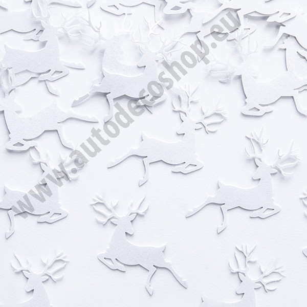 Vánoční konfety z papíru - sob (20 ks/bal)