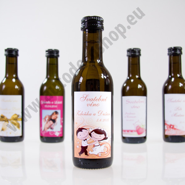 Svatební víno - Müller Thurgau s možností vlastní etikety (1 ks)