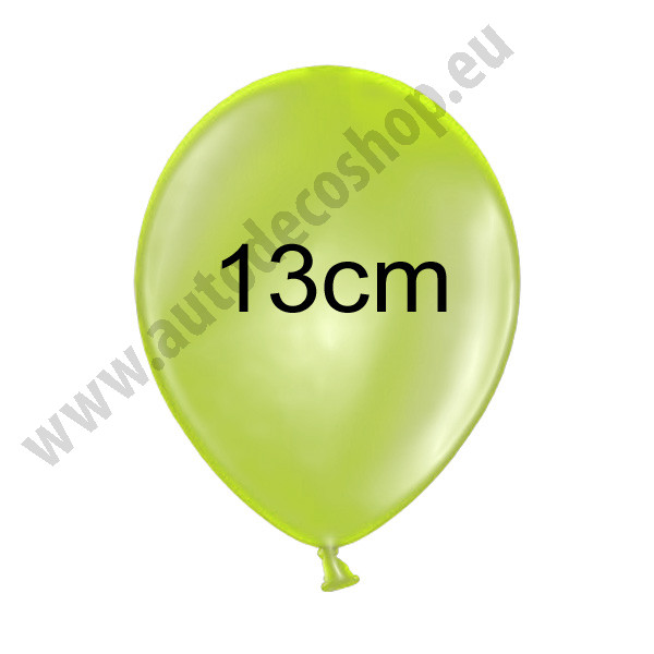 Balonek METALIK - Ø 13 cm - sv. zelená (1 ks)