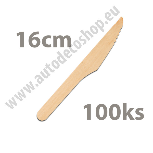 Nůž ze dřeva 16 cm (100 ks/bal)
