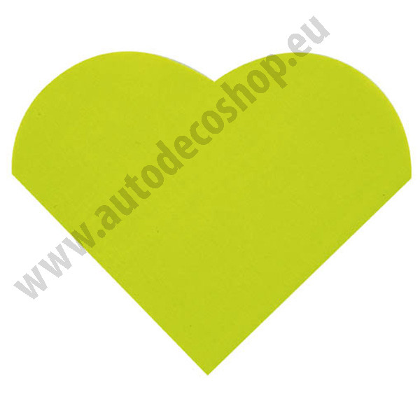 Svatební ubrousek 19x17cm SRDCE - světle zelená (3-vrstvý, 20ks/bal)