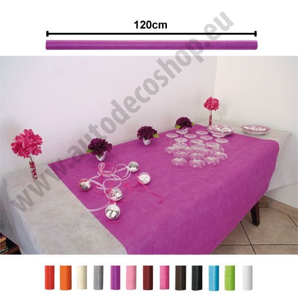 Vlizeliny dekorační na stoly, ubrus - 120cm (10 m/rol)