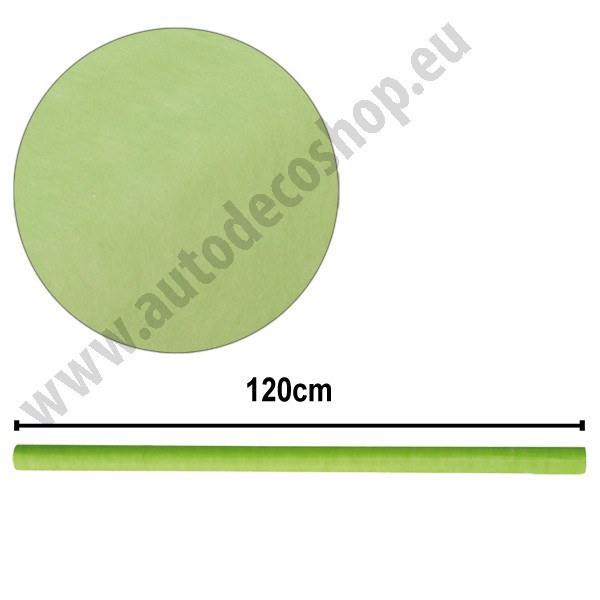 Vlizelin dekorační na stoly, ubrus - 120cm - zelená (10 m/rol)