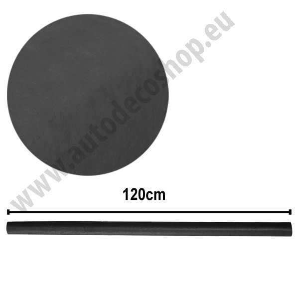 Vlizelin dekorační na stoly, ubrus - 120cm - černá (10 m/rol)