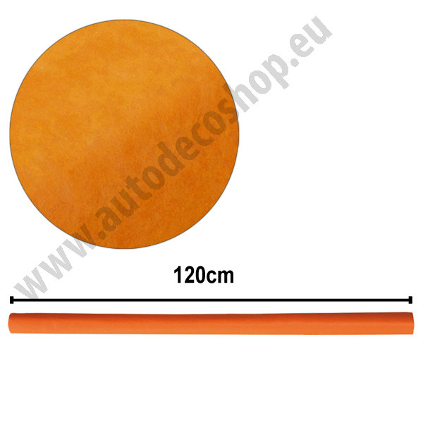 Vlizelin dekorační na stoly, ubrus - 120cm - oranžová (10 m/rol)