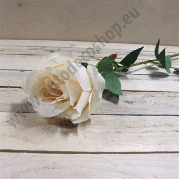 Umělá růže krémová  MO-371238-26