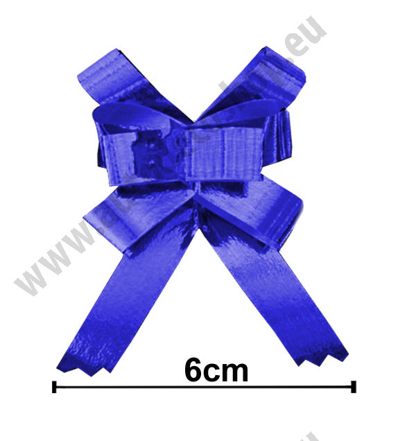Stahovací mašle Basic 1/25 METAL - tmavě modrá (50 ks/bal)