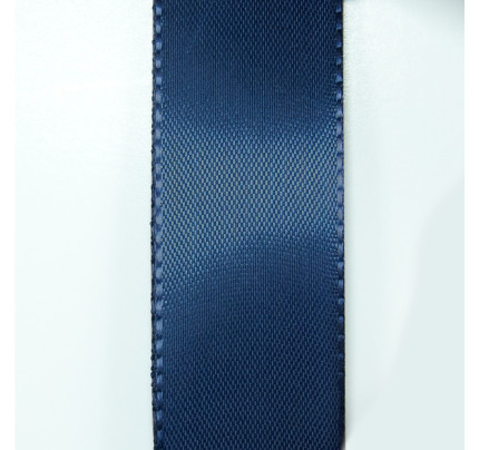 Taftová stuha - tmavá modrá (15 mm, 50 m/rol)