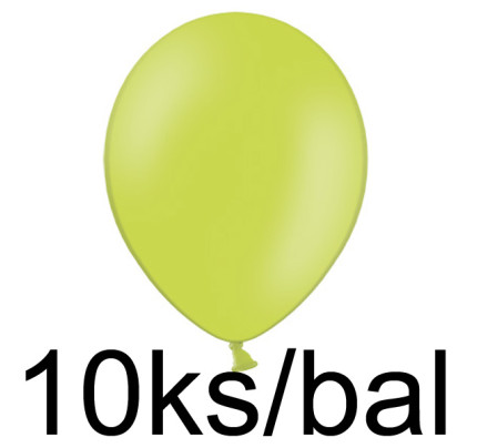 Balonek pastelový -  Ø30cm - světle zelená (10 ks/bal)