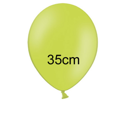 Balonek pastelový - Ø35 cm - světle zelená (100 ks/bal)