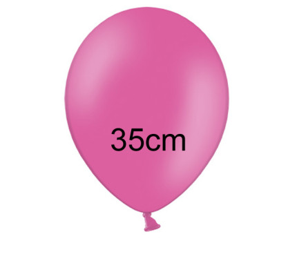 Balonek pastelový - Ø35 cm - malinová (100 ks/bal)