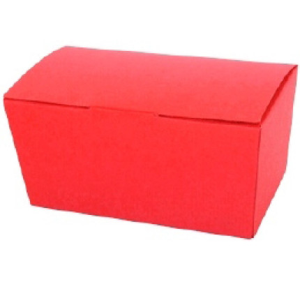 Luxusní krabičky na 125 g čokolády - červená (25 ks/bal)