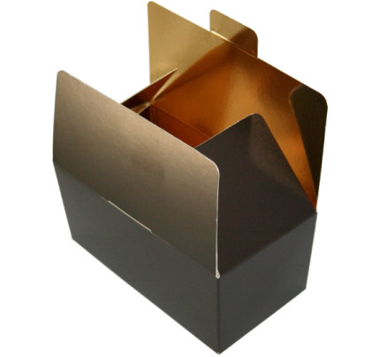 Luxusní krabičky na 125 g čokolády (25 ks/bal)