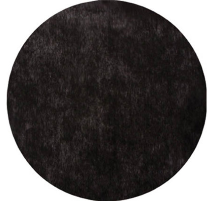 Svatební prostírání z vlizelínu - Kruh Ø34cm - černá (50ks/bal)