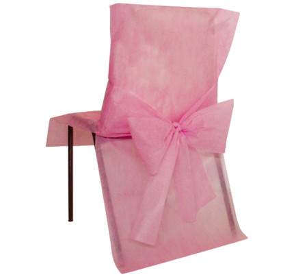 Svatební potah na židle 50x95cm - růžová ( 10 ks/bal )
