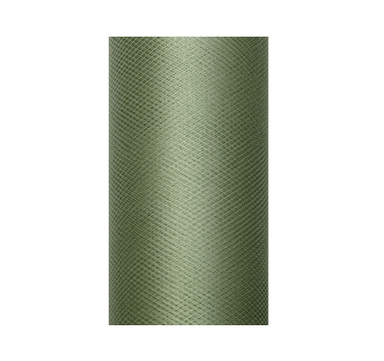 Svatební tyl, šíře 50 cm - zelená ( 9 m / rol )